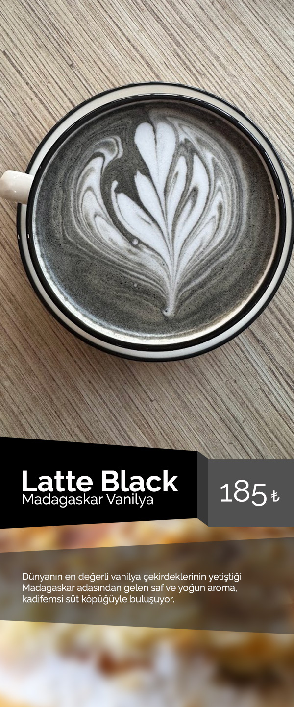 Latte Black Madagaskar Vanilya
